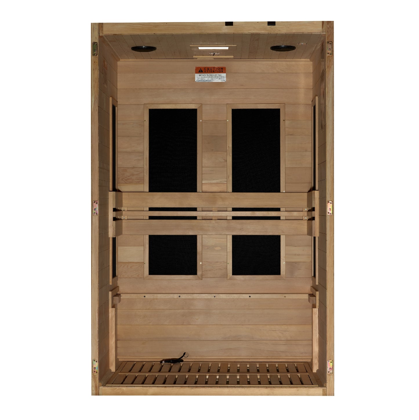 Maxxus S-Line Elite Yoga 2-Person Ultra Low EMF Infrared Sauna (Canadian Hemlock)