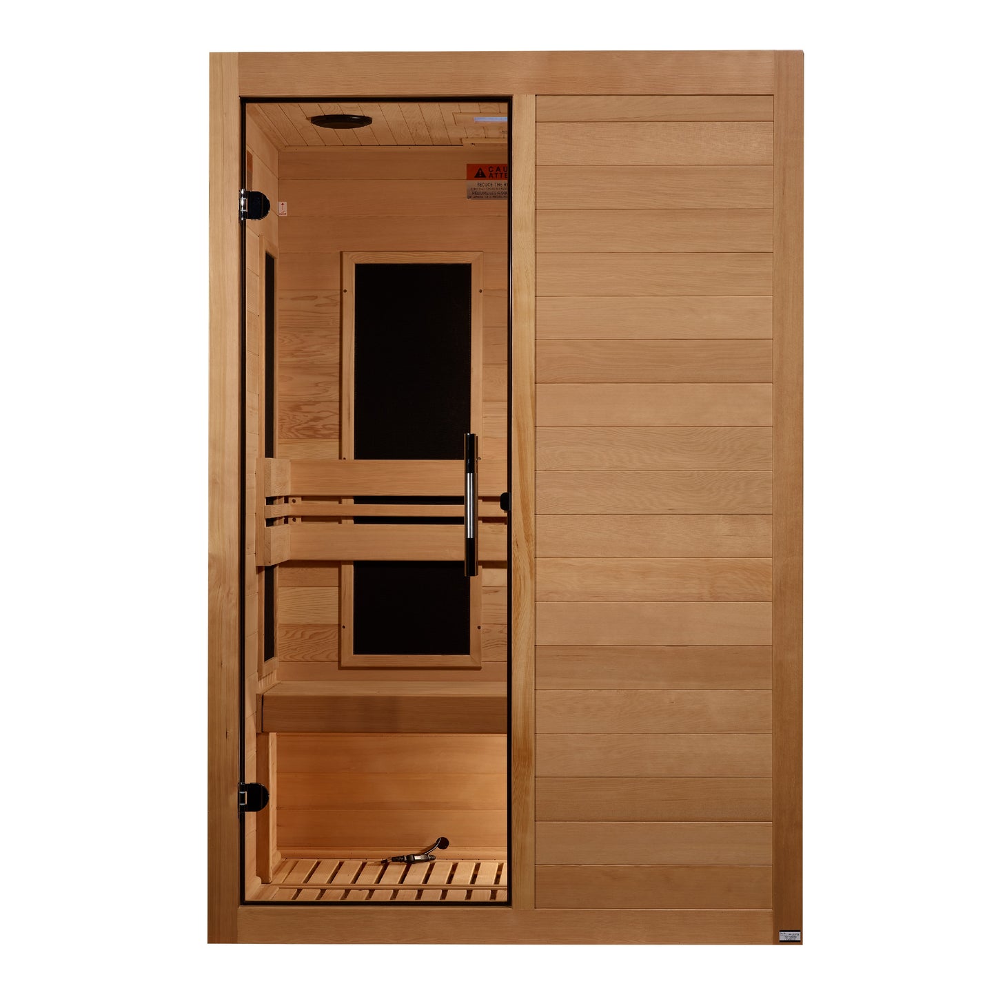 Maxxus S-Line Elite Yoga 2-Person Ultra Low EMF Infrared Sauna (Canadian Hemlock)