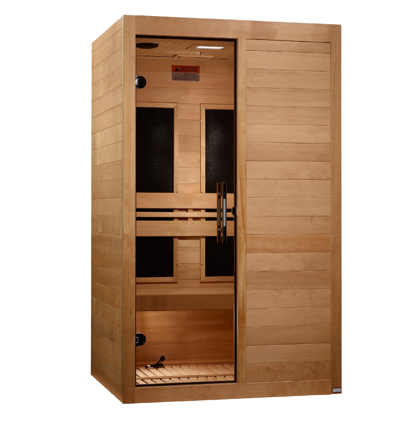 Maxxus S-Line Yoga 2-Person Low EMF Infrared Sauna (Canadian Hemlock)