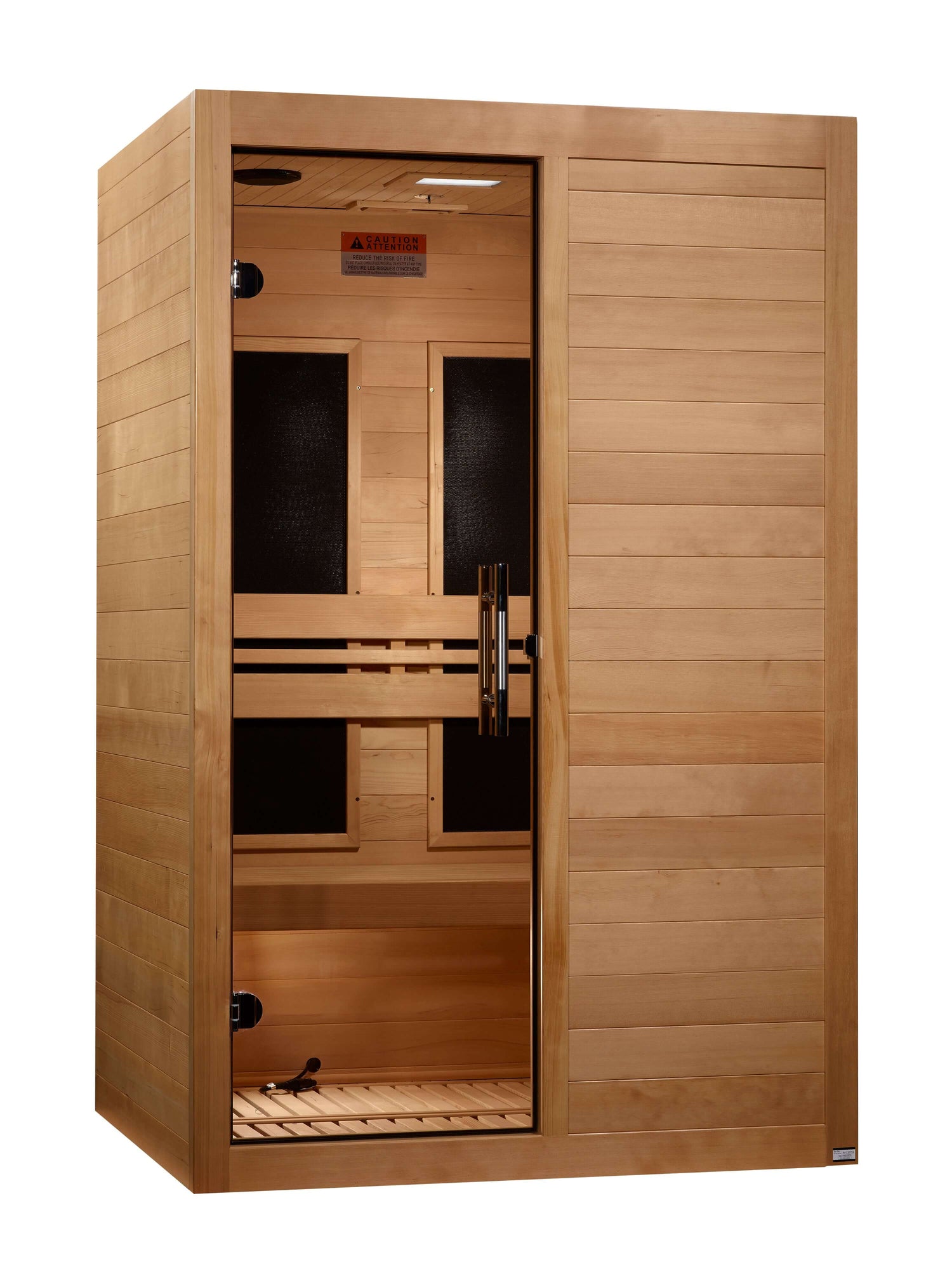 Maxxus S-Line Elite Yoga 2-Person Ultra Low EMF Infrared Sauna (Canadian Hemlock)