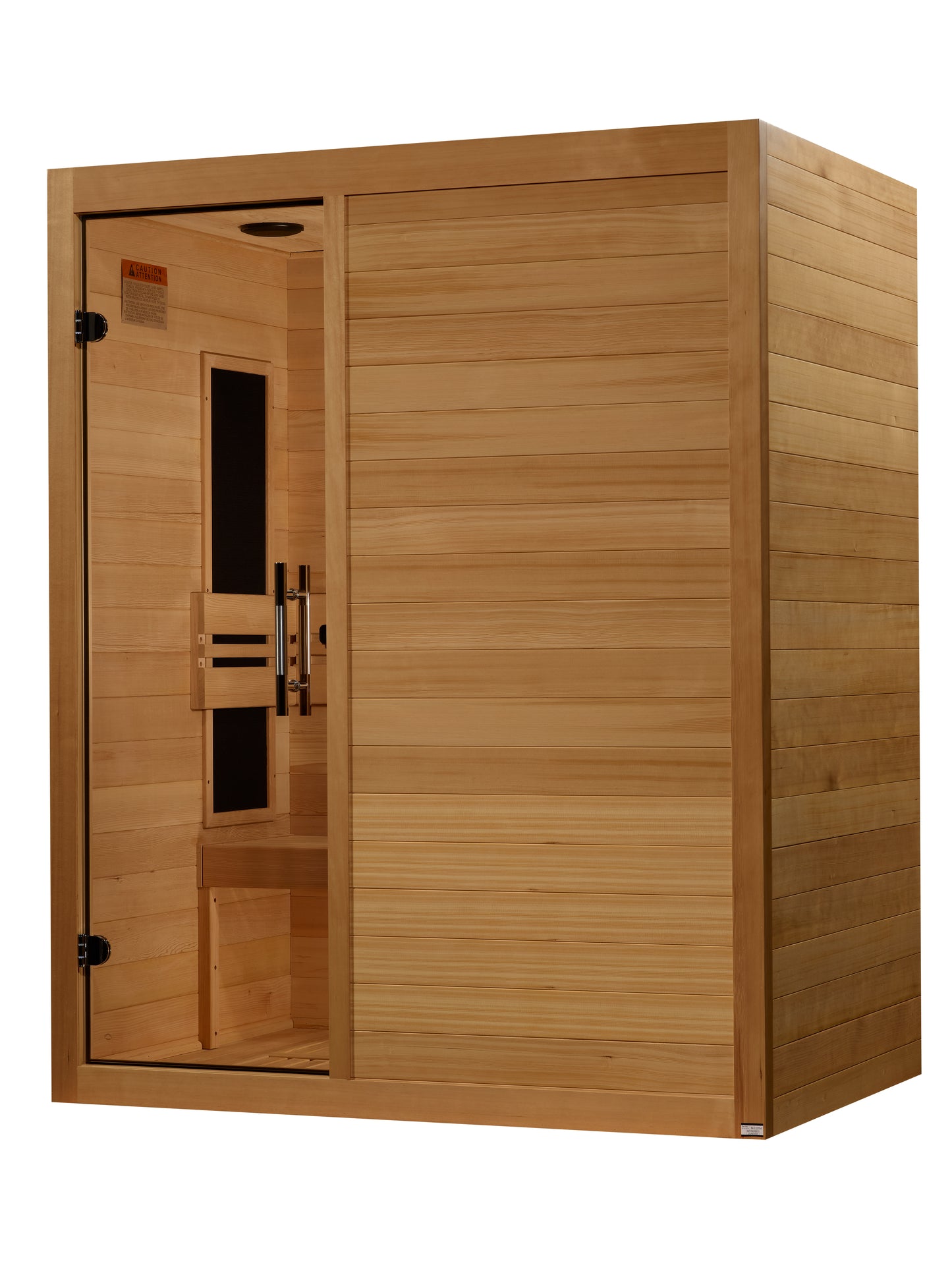 Maxxus S-Line Elite Yoga 3-Person Ultra Low EMF Infrared Sauna (Canadian Hemlock)