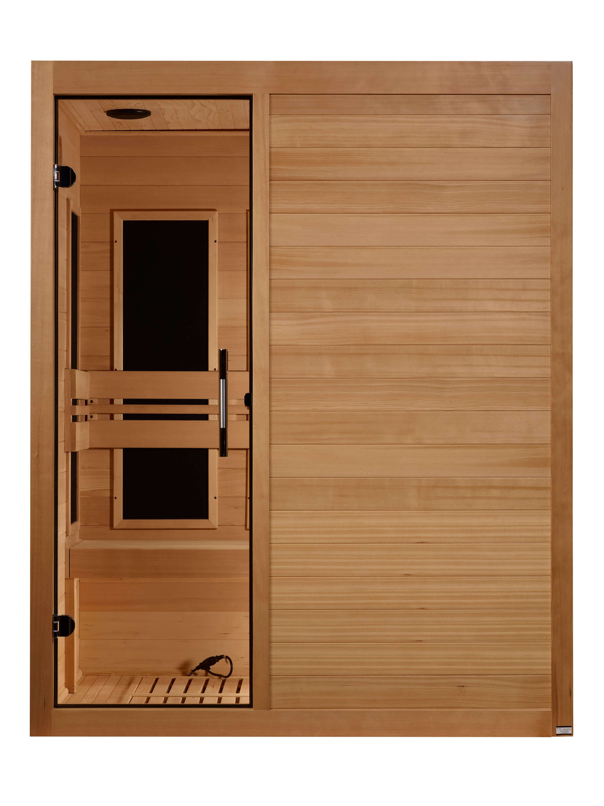 Maxxus S-Line Yoga 3-Person Low EMF Infrared Sauna (Canadian Hemlock)