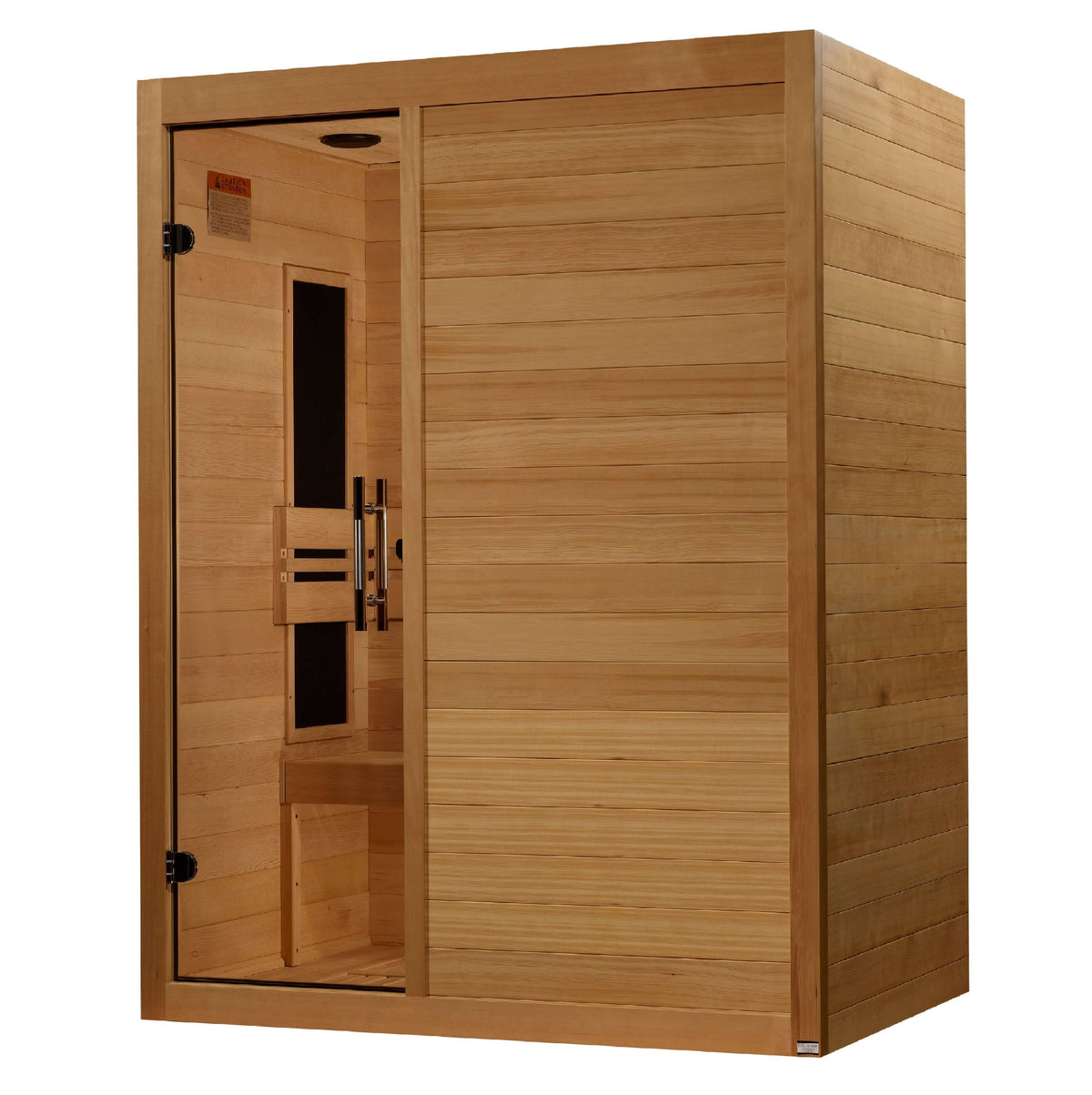 Maxxus S-Line Yoga 3-Person Low EMF Infrared Sauna (Canadian Hemlock)