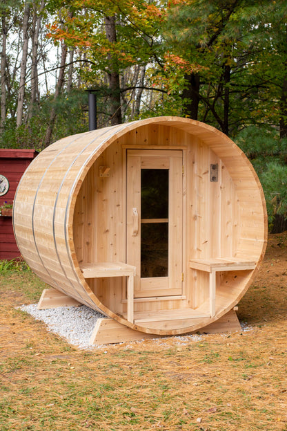 Leisurecraft Canadian Timber Serenity Barrel Sauna