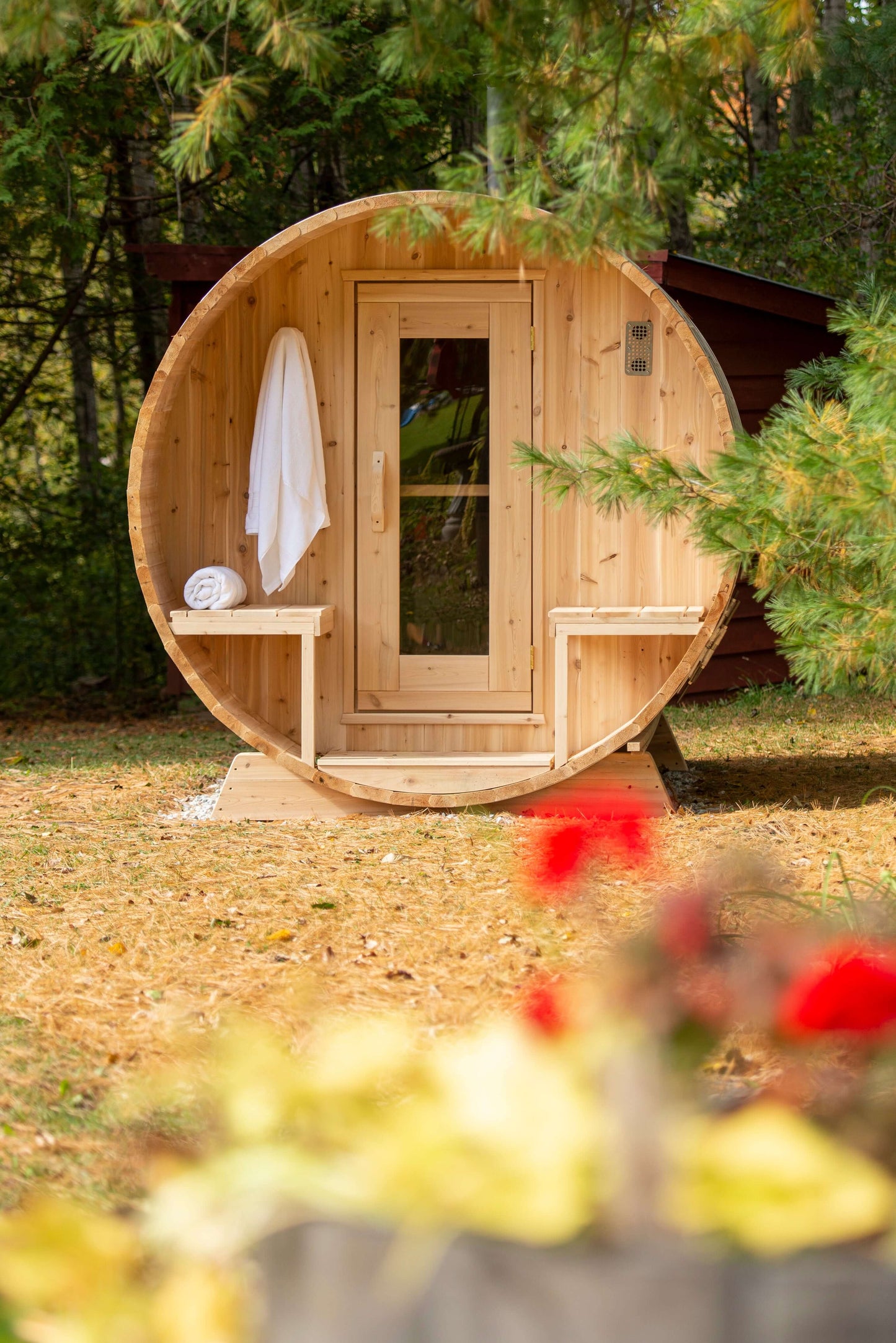 Leisurecraft Canadian Timber Serenity Barrel Sauna
