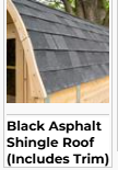 Black Asphalt Shing Roof (Includes Trim)