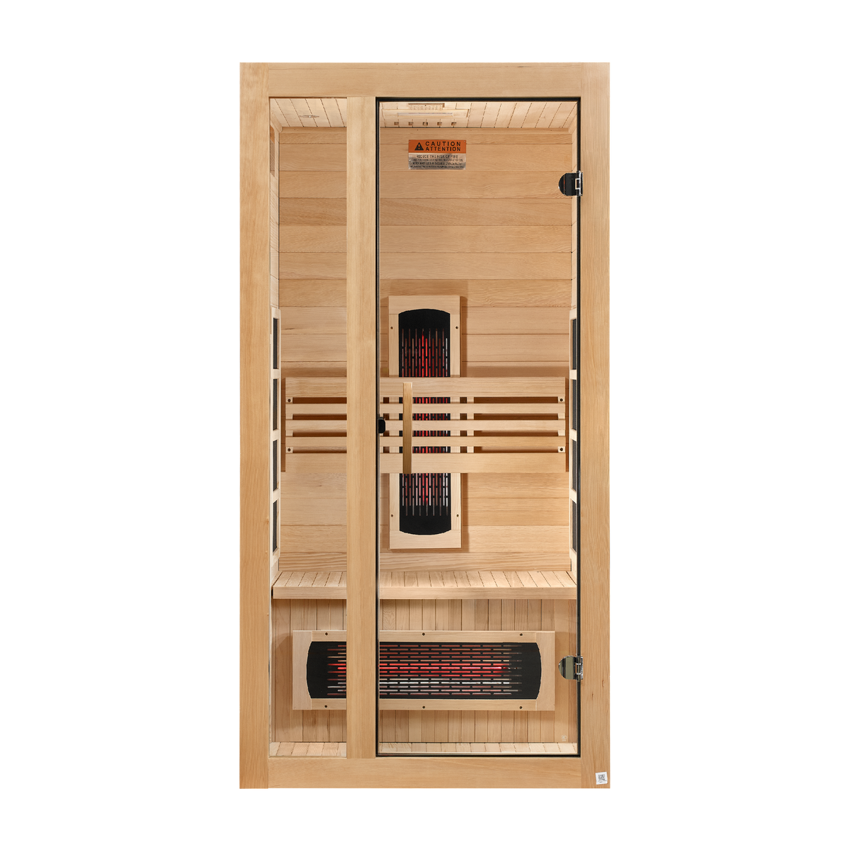 Dynamic Gracia DYN-6119-03 full-spectrum infrared sauna front view