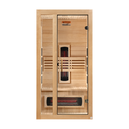 Dynamic Gracia DYN-6119-03 full-spectrum infrared sauna front view