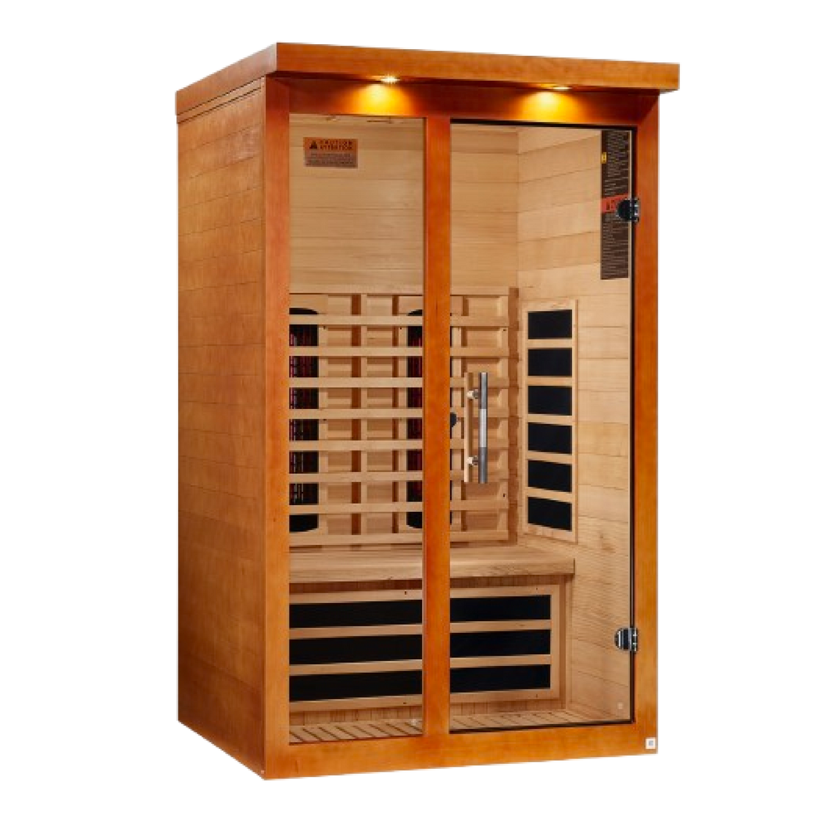 Dynamic Llumeneres DYN-6215-03 full-spectrum infrared sauna right angle