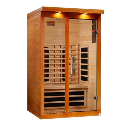 Dynamic Llumeneres DYN-6215-03 full-spectrum infrared sauna right angle