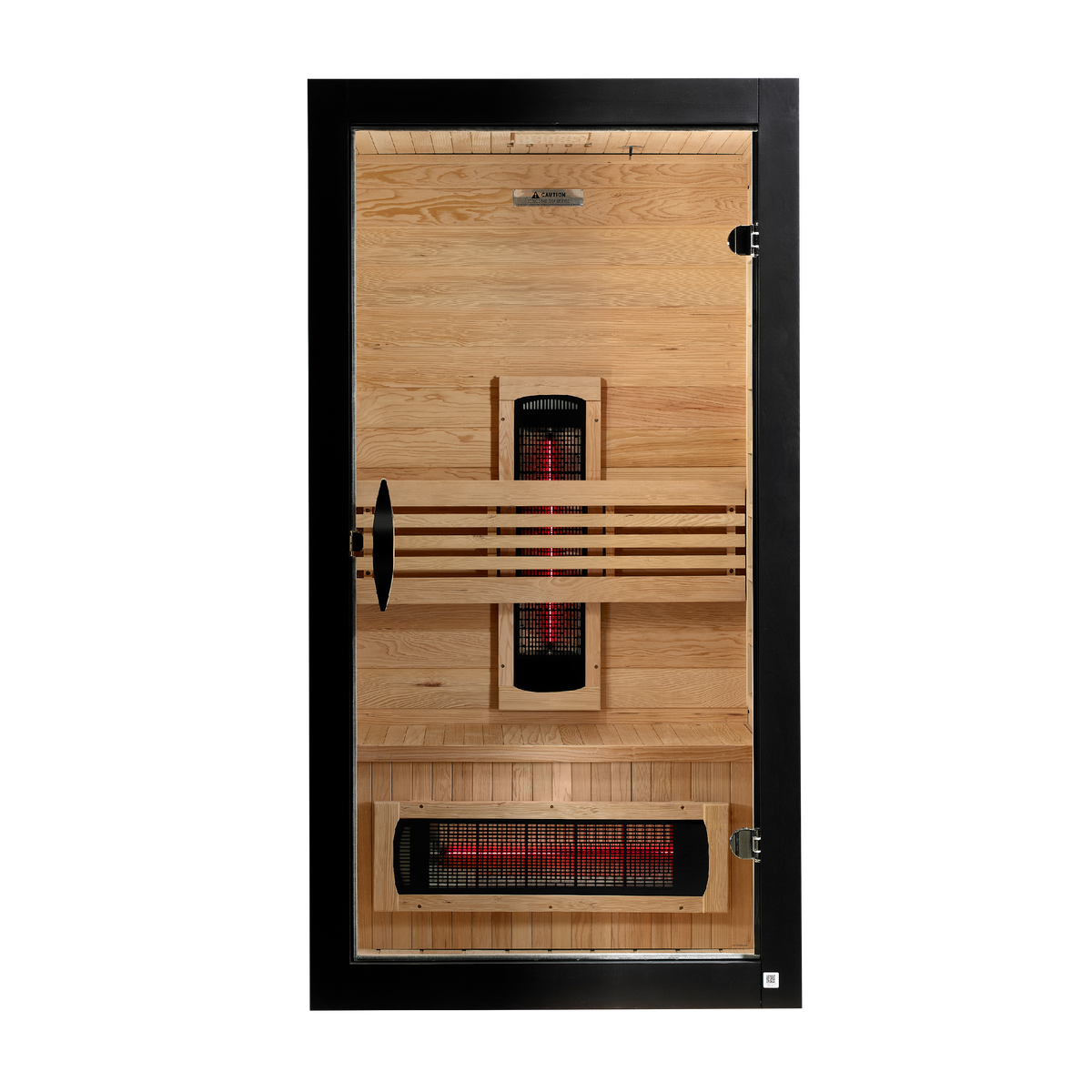 Dynamic Santorini DYN-6009-03 full-spectrum infrared sauna front view