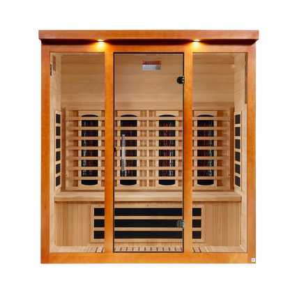 Dynamic Vila Grande DYN-6415-03 full-spectrum infrared sauna front view
