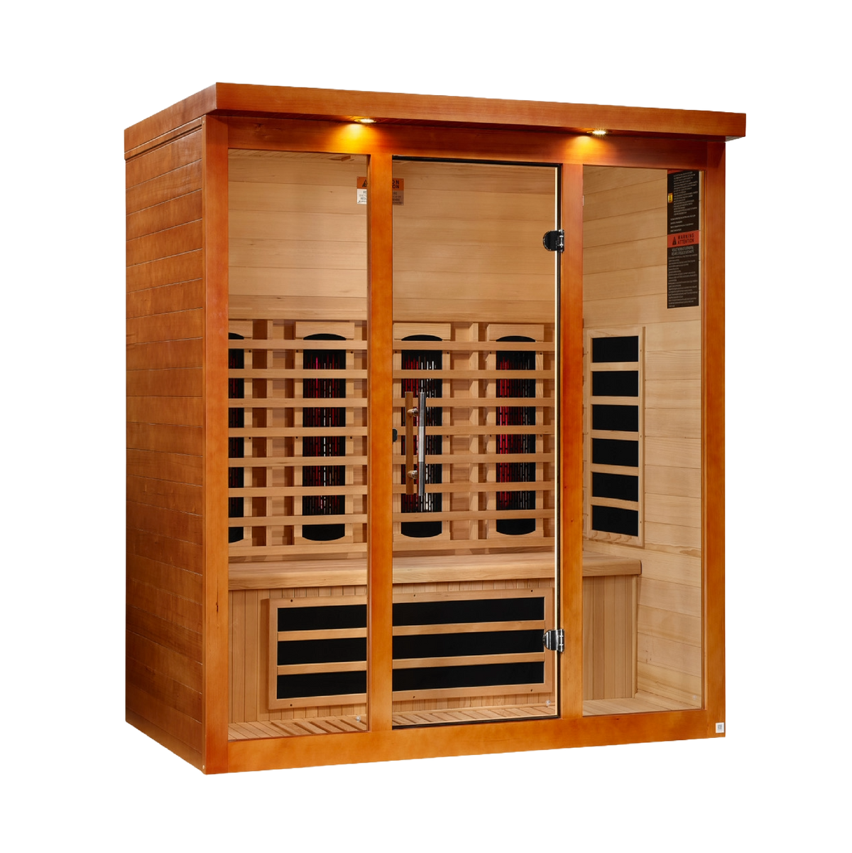 Dynamic Vila Grande DYN-6415-03 full-spectrum infrared sauna right angle