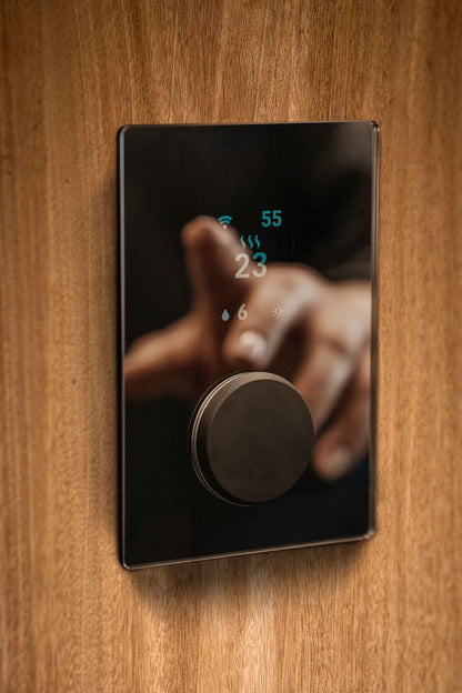 HUUM UKU sauna control panel in use