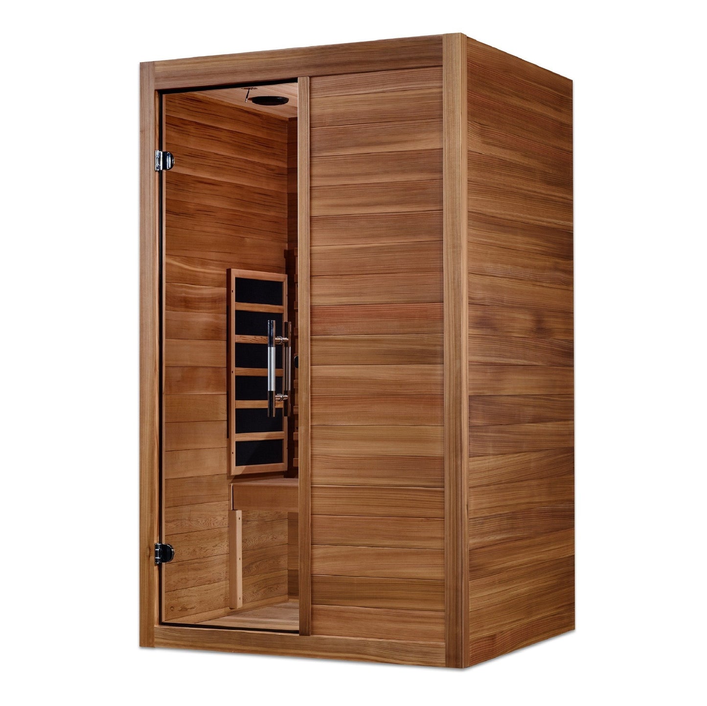 Maxxus S-Line Yoga 2-Person Full Spectrum Near Zero EMF Infrared Sauna (Pacific Cedar)