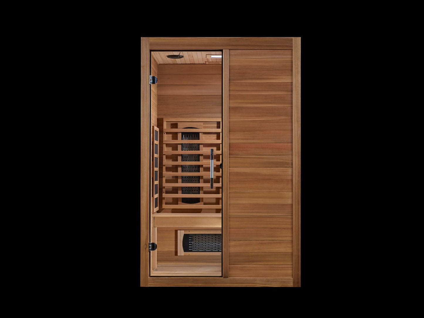Maxxus S-Line Yoga 2-Person Full Spectrum Near Zero EMF Infrared Sauna (Pacific Cedar)