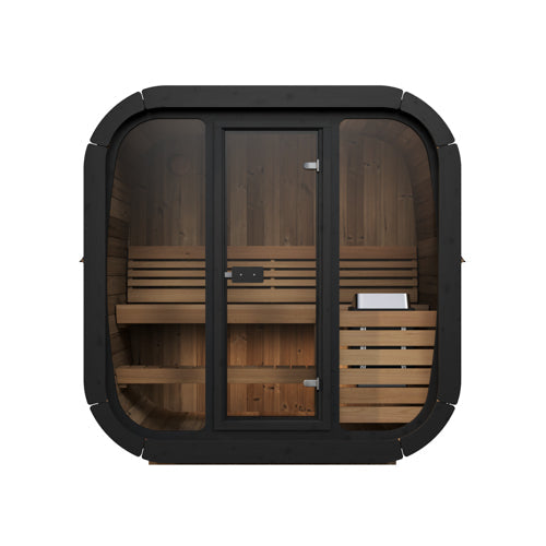 SaunaLife CL4G outdoor sauna alternate exterior view