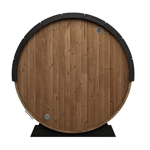SaunaLife EE6G Ergo Elegance outdoor barrel sauna alternate product view 3