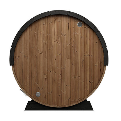 SaunaLife EE6G Ergo Elegance outdoor barrel sauna alternate product view 3