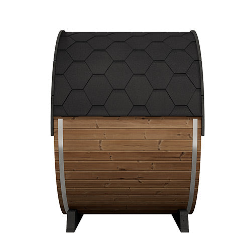 SaunaLife EE6G Ergo Elegance outdoor barrel sauna alternate product view 4