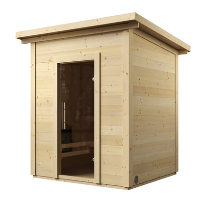 SaunaLife G2 outdoor sauna studio exterior
