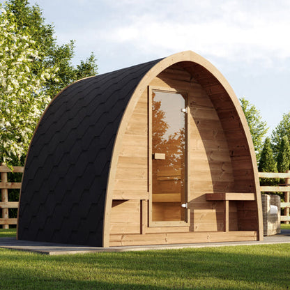 SaunaLife G3 Garden outdoor sauna alternate product view 2
