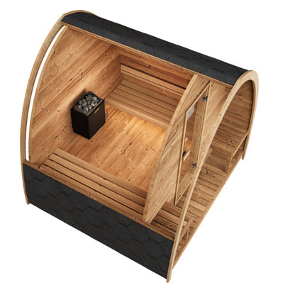SaunaLife G3 Garden outdoor sauna alternate product view 3