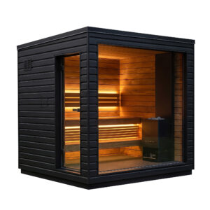 SaunaLife G6 fully assembled outdoor sauna exterior