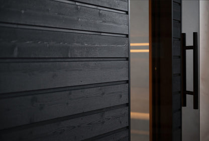 SaunaLife G6 black Thermo-Pine exterior detail