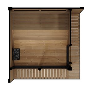 SaunaLife GL6 sauna floor plan