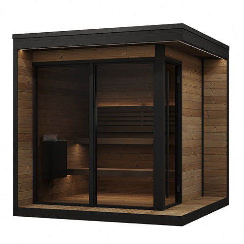 SaunaLife GL6 Garden Luxury Outdoor Sauna – 6-Person